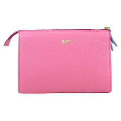 Necessaire Louise M Rosa Orquídea com Sky Pronta Entrega