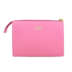 Necessaire Louise P Rosa Orquídea com Lima Liso Pronta Entrega