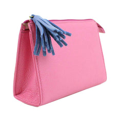 Necessaire Louise P Rosa Orquídea com Sky Pronta Entrega