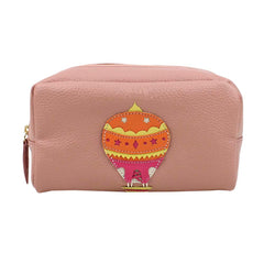 Necessaire Balão Sarah M em Couro Personalizado