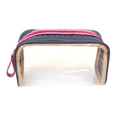 Necessaire Betina Babado M em Vinil e Couro Personalizado