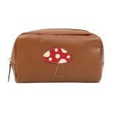 Necessaire Cogumelo M em Couro Personalizado