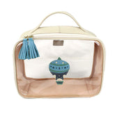 Necessaire Crystal M Balão Otto em Couro e Vinil Personalizado