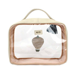 Necessaire Crystal M Balão Otto em Couro e Vinil Personalizado