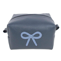 Necessaire Matilde M Laço Rococó em Couro Personalizado