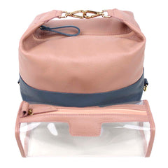 Necessaire Make Up Oceano com Algodão Doce Liso Pronta Entrega