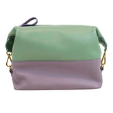 Necessaire Make Up Lilás Liso com Menta Liso Pronta Entrega