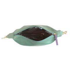 Necessaire Make Up Lilás Liso com Menta Liso Pronta Entrega