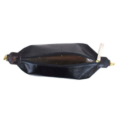 Necessaire Make Up Off White Lesard com Preto Paris Pronta Entrega