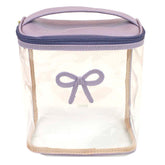 Necessaire Mami Laço Rococó Lilás Liso Pronta Entrega