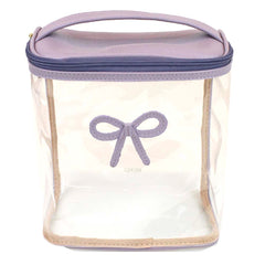 Necessaire Mami Laço Rococó Lilás Liso Pronta Entrega