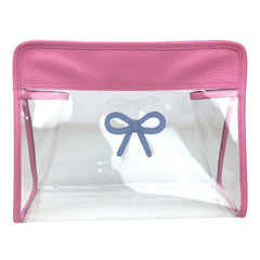 Necessaire Mami Pirâmide Laço Rococó Rosa Orquídea com Sky Pronta Entrega