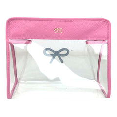 Necessaire Mami Pirâmide Laço Rococó Rosa Orquídea com Sky Pronta Entrega