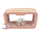 Necessaire Mini Crystal Bordado Muguet em Couro Personalizada