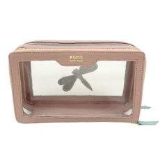 Necessaire Mini Crystal Libélula em Couro Personalizada