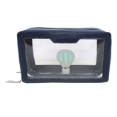 Necessaire Mini Crystal Little Ballon em Couro Personalizada