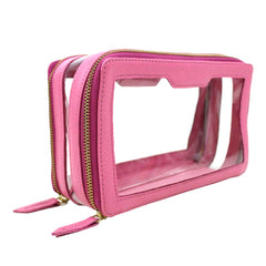 Necessaire Mini Crystal Rosa Orquídea Pronta Entrega