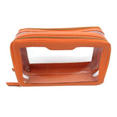 Necessaire Mini Crystal Tangerina Liso Pronta Entrega