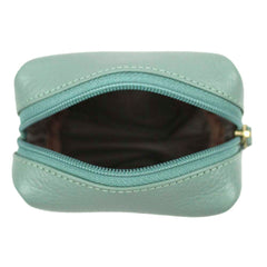 Necessaire Mami Mini Laço Rococó Jade com Lilás Liso Pronta Entrega