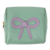 Necessaire Mami Mini Laço Rococó em Couro Personalizado