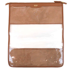 Necessaire Molhado G Caramelo Liso com Vermelho Liso e Beach Pronta Entrega
