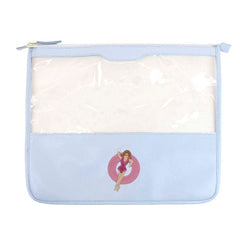 Necessaire Molhado P em Couro e Vinil Personalizada