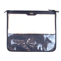 Necessaire Molhado P em Couro e Vinil Personalizada