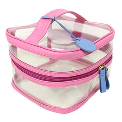Necessaire Mya Rosa Orquídea com Sky Pronta Entrega