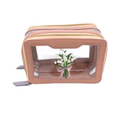 Necessaire Nano Crystal Bordado Muguet em Couro e Vinil Personalizada