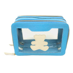 Necessaire Nano Crystal Little Bear em Couro e Vinil Personalizada