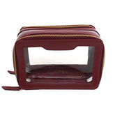 Necessaire Nano Crystal Burgundy Liso Pronta Entrega