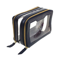 Necessaire Nano Crystal Marinho Liso Pronta Enterga