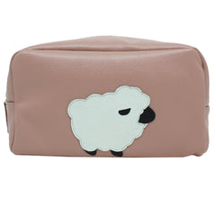 Necessaire Ovelha G em Couro Personalizado