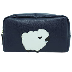 Necessaire Ovelha G em Couro Personalizado