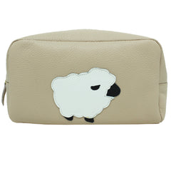 Necessaire Ovelha G em Couro Personalizado