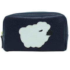 Necessaire Ovelha M em Couro Personalizado