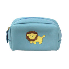 Necessaire P Little Lion Aqua Liso com Lima Liso e Caramelo Liso Pronta Entrega