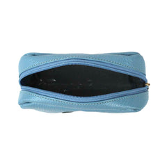 Necessaire P Little Plane Aqua Liso com Chumbo, Cinza Claro Liso e Lima Liso Pronta Entrega
