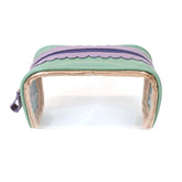 Necessaire Betina Babado P em Vinil e Couro Personalizado