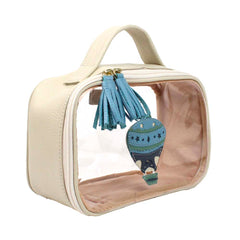 Necessaire Crystal P Balão Otto em Couro e Vinil Personalizado