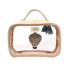 Necessaire Crystal P Balão Otto em Couro e Vinil Personalizado