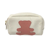 Necessaire P Little Bear Off White Liso com Algodão Doce Liso Pronta Entrega