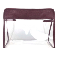 Necessaire Mami Pirâmide em Couro e Vinil personalizada