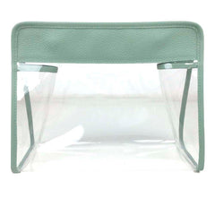 Necessaire Mami Pirâmide em Couro e Vinil personalizada