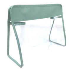 Necessaire Mami Pirâmide em Couro e Vinil personalizada