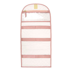 Necessaire Porta Laço Morango em Couro Personalizada