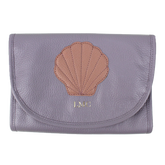 Necessaire Porta Laço Concha em Couro Personalizada