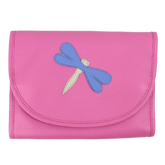 Necessaire Porta Laço Libélula em Couro Personalizada