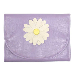 Necessaire Porta Laço Margarida em Couro Personalizada