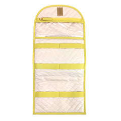 Necessaire Porta Laço Bordado Muguet em Couro Personalizada